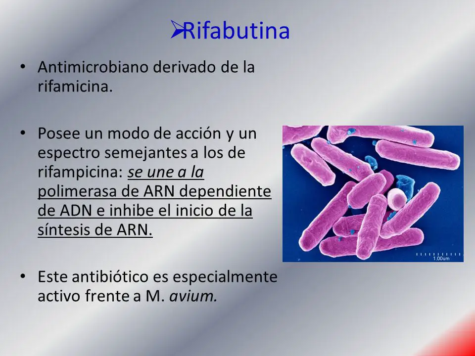 Aprende todo sobre el medicamento llamado Rifabutina y más