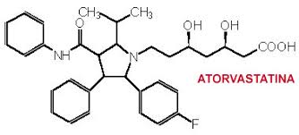 Atorvastatina-Fórmula química