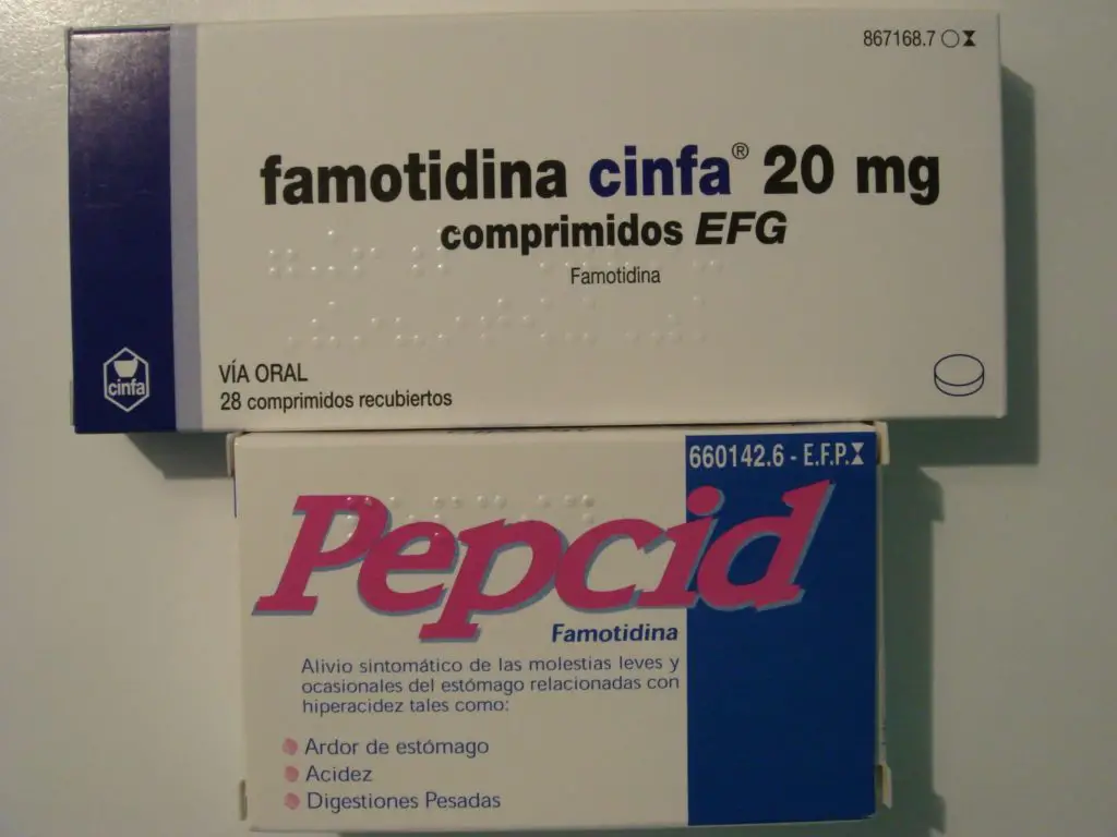 Recomendaciones famotidina