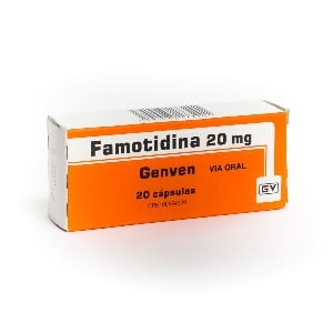 composición química de la famotidina