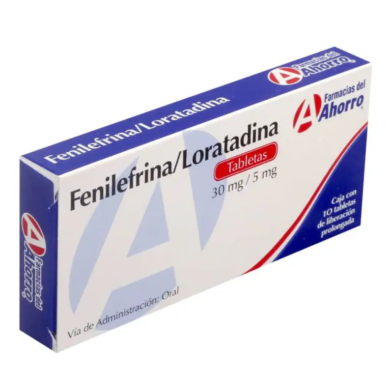 Fenilefrina: qué es, para qué sirve, nombre comercial, y más.