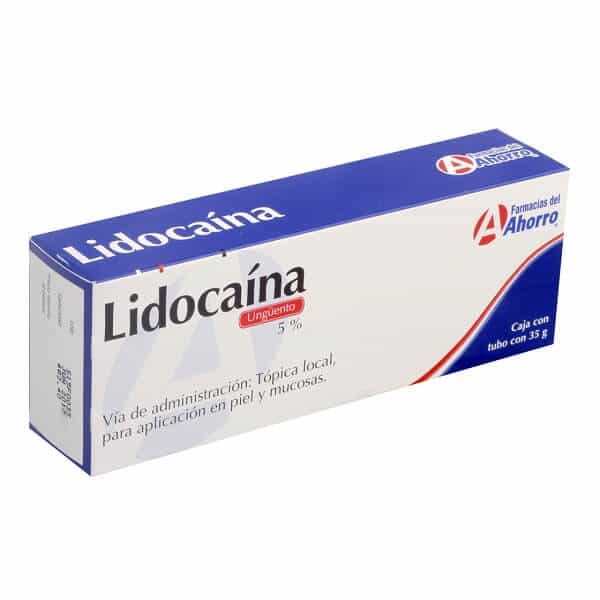 lidocaína anestésico