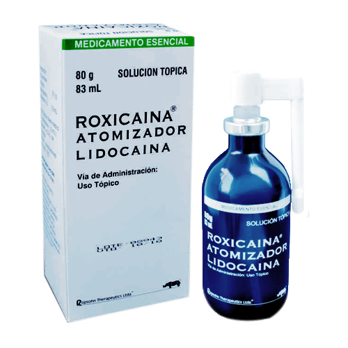 lidocaina spray