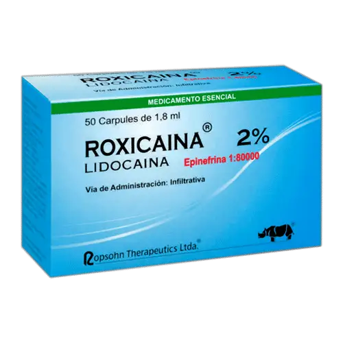 roxicaina lidocaina