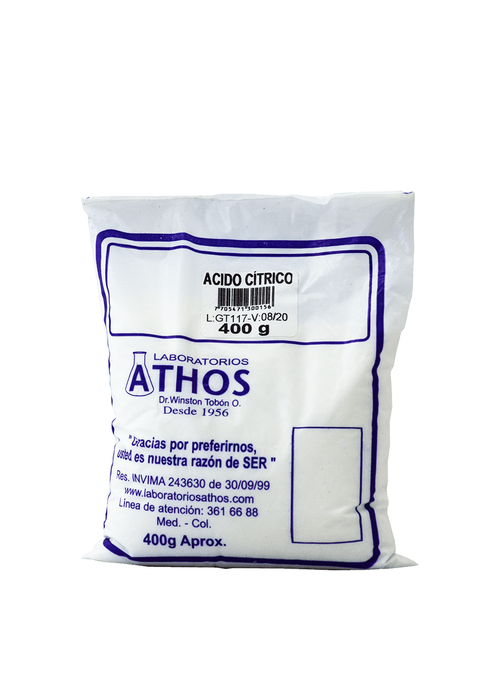 recomendaciones del consumo de ácido cítrico