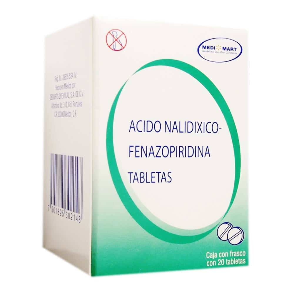 fenazopiridina acido nalidixico