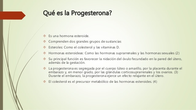 progesterona