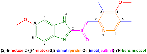 esomeprazol quimica